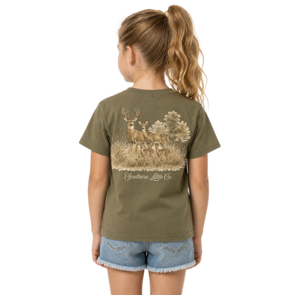 Whitetail Meadow Sweetheart Tee | Infant & Toddler