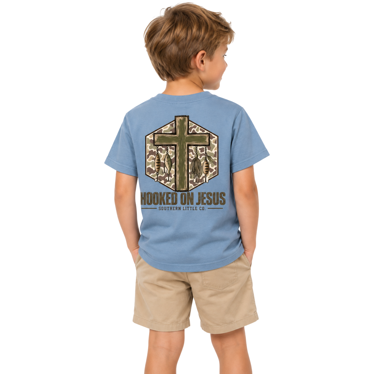 Hooked on Jesus Tee | All Sizes Infant - Adult